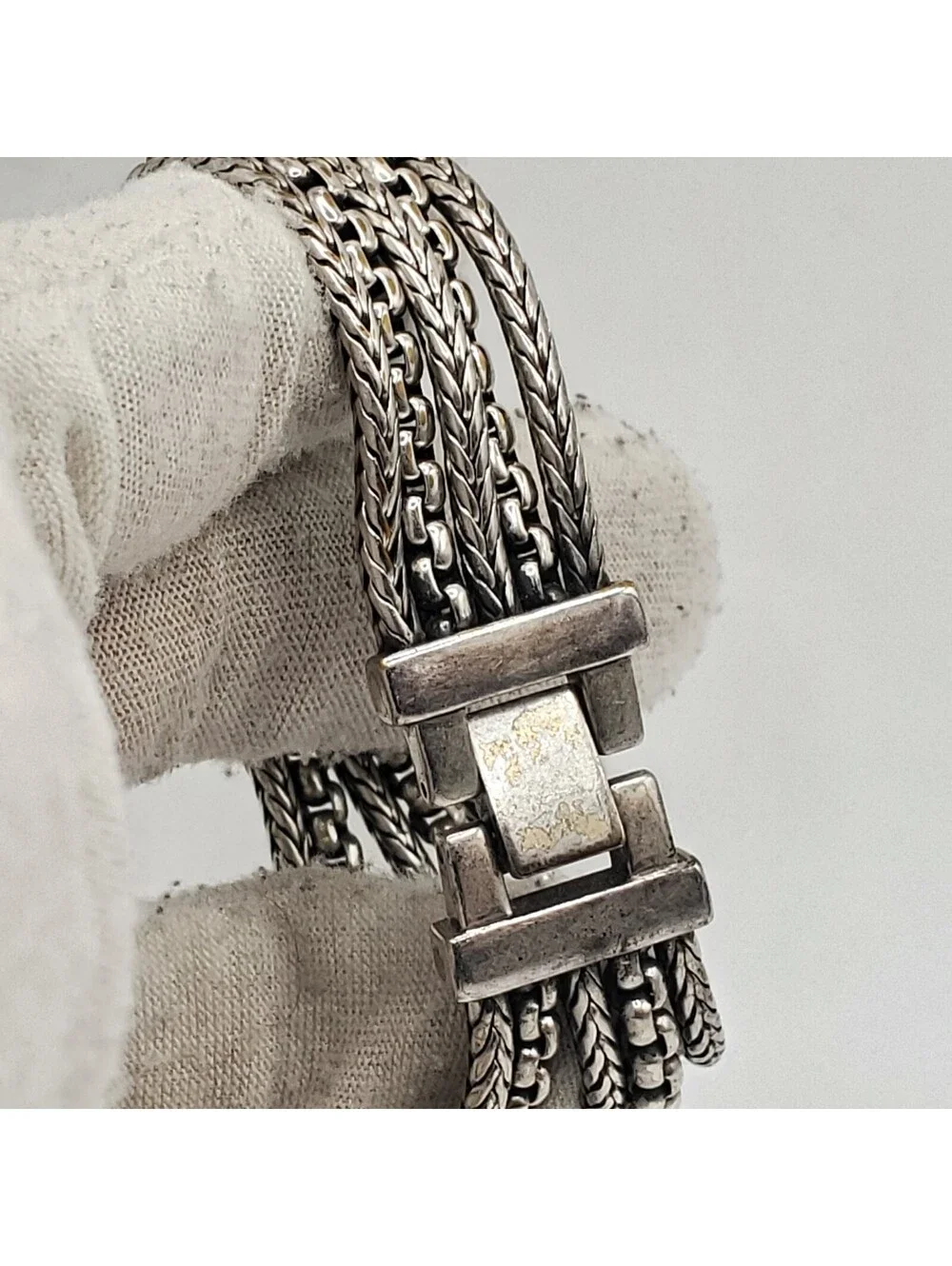 Chico's Quartz Chain Band Womens Watch 21mm Square New Battery